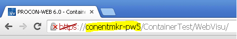 Browser falscher Aufruf