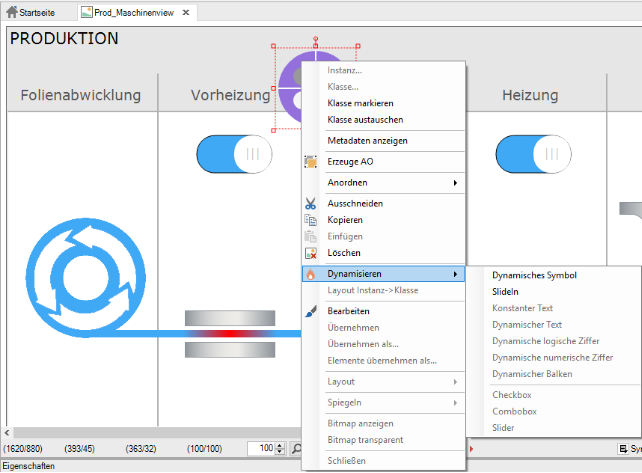 Statische Symbole dynamisieren